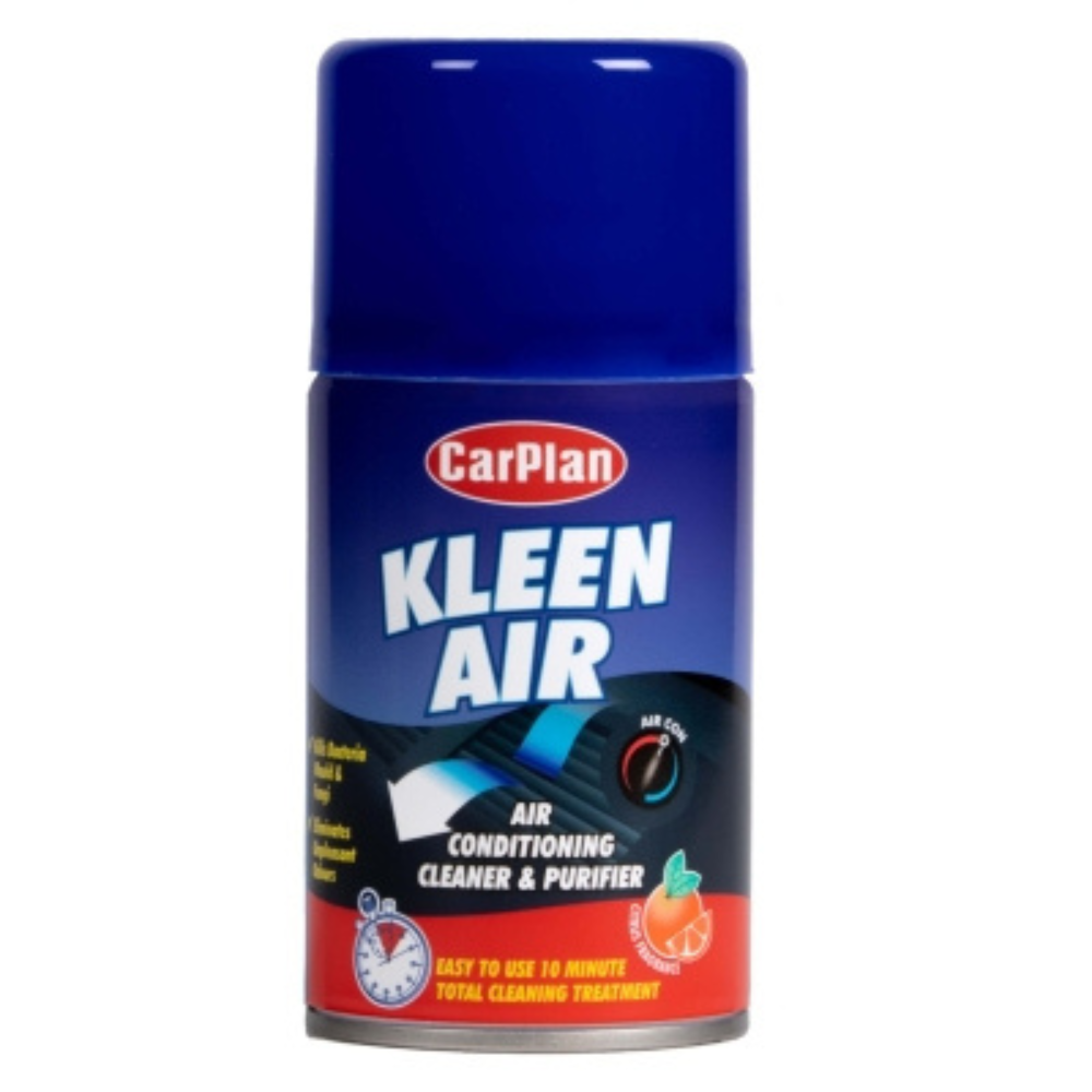CarPlan Kleen Air air conditioning cleaner and purifier can on a white background