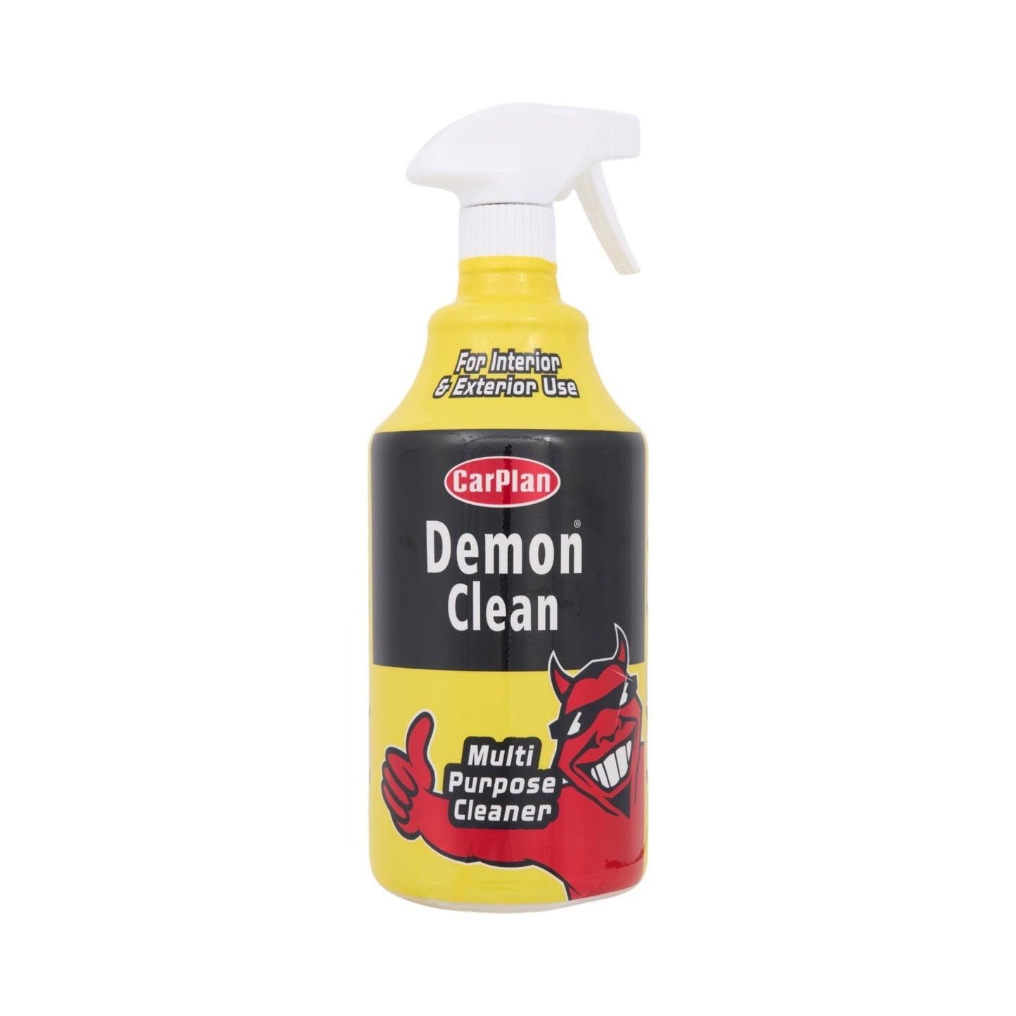 CarPlan Demon Clean multi-purpose cleaner spray bottle on a white background