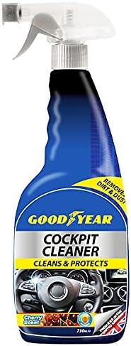 Good Year cockpit cleaner spray bottle on a white background