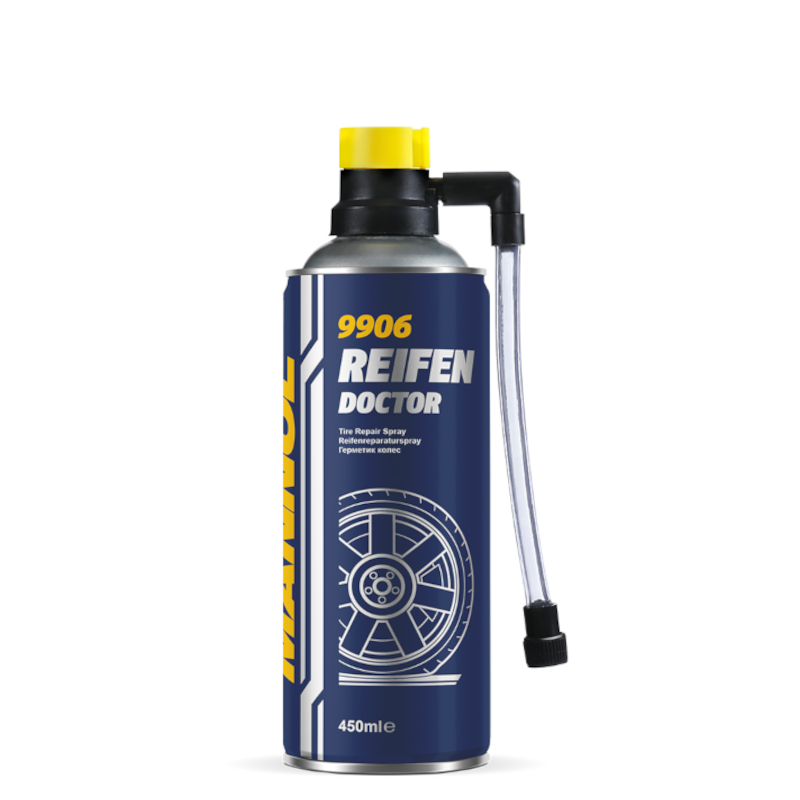 Reifen Doctor tire repair spray can on a white background
