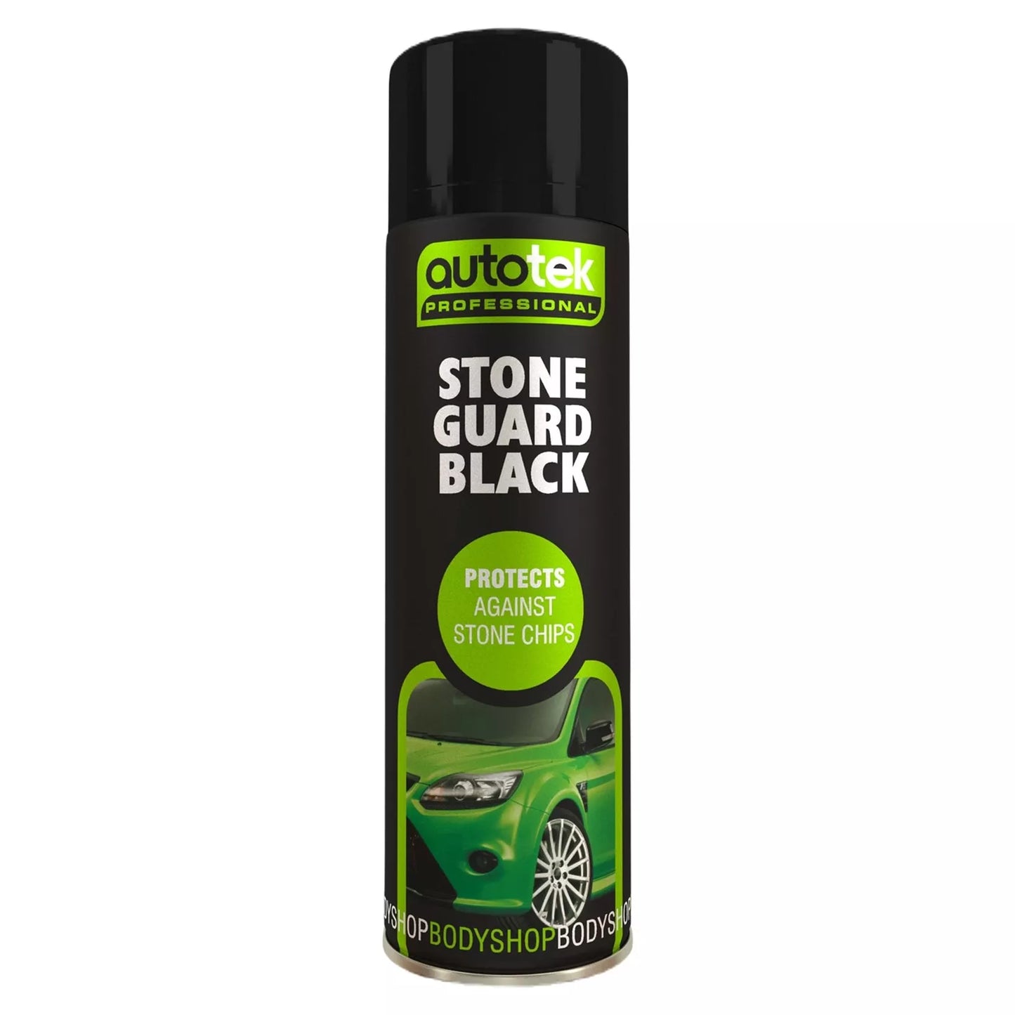 Autotek Professional Spray Paint, Stone Guard Black, 500 ml