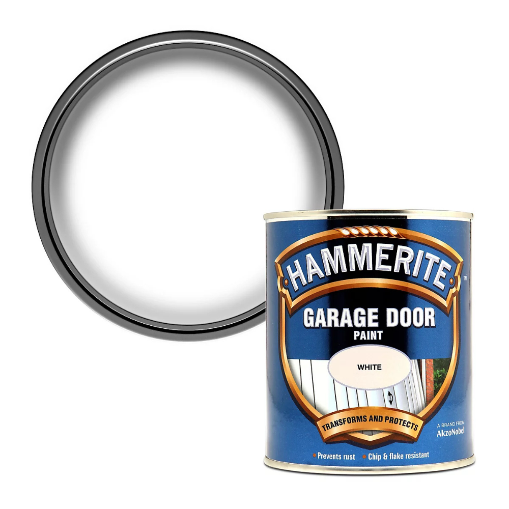 Hammerite Garage Door Paint White 750ml