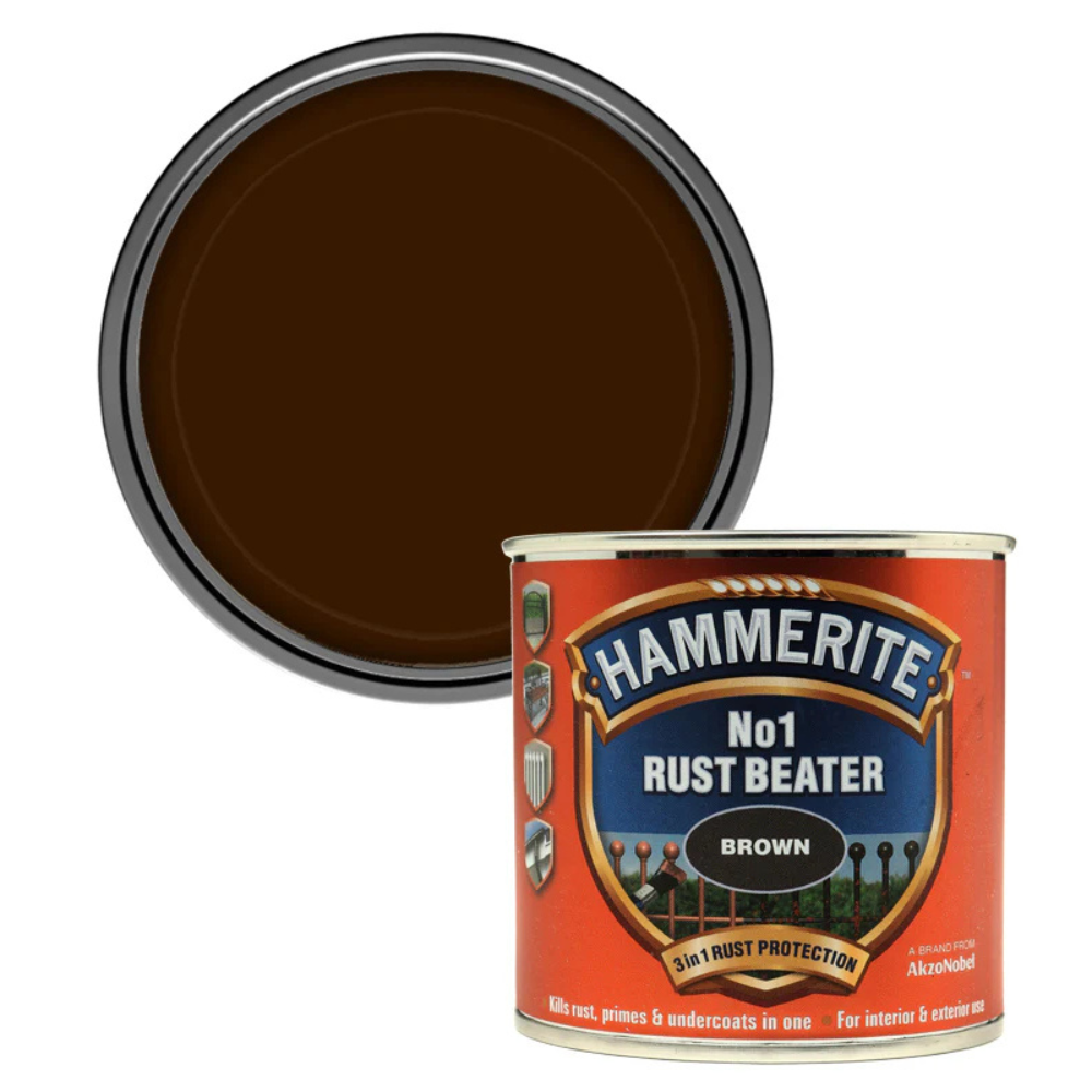 Hammerite No.1 Rust Beater Metal Paint – Dark Brown 250ml
