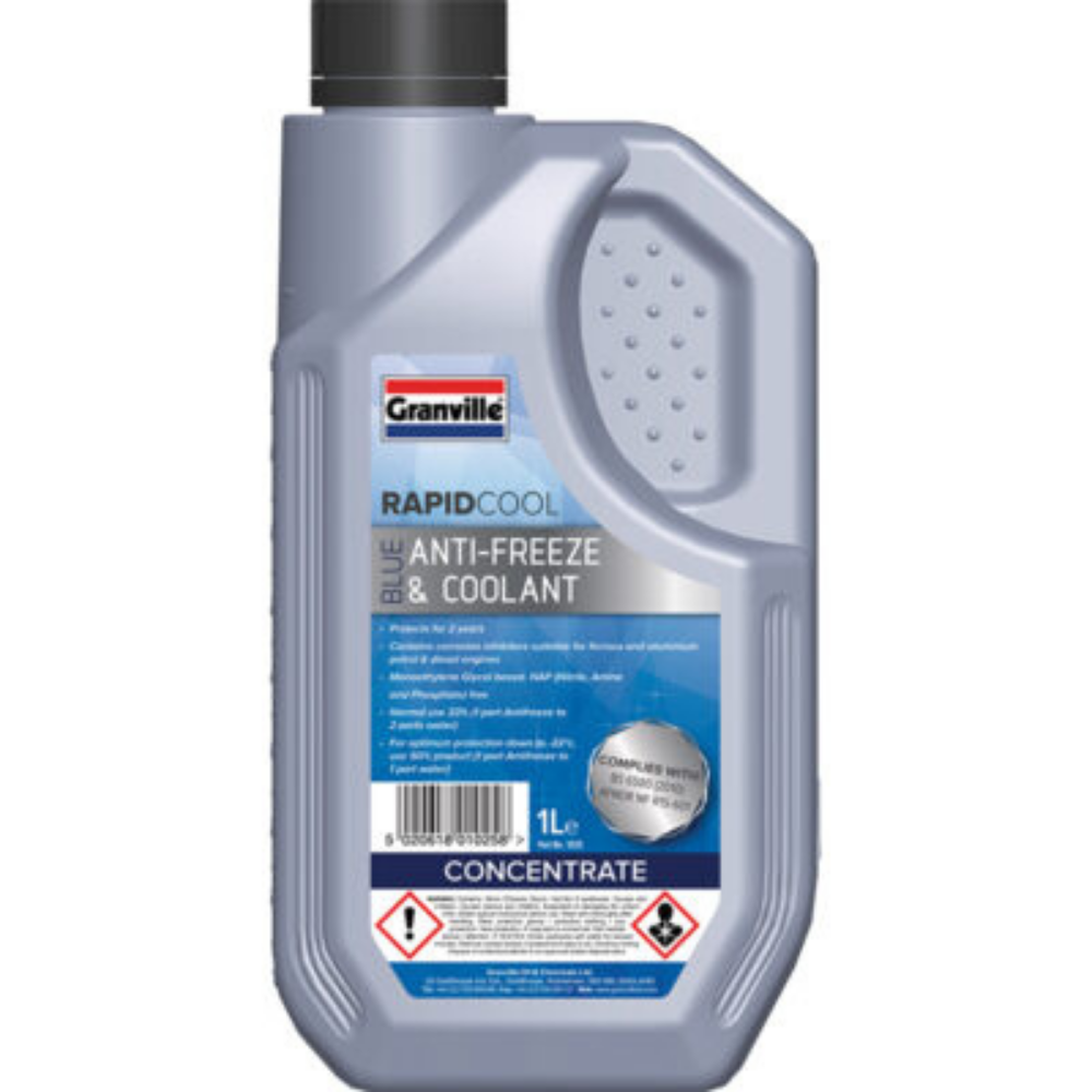 Granville Rapid Cool Blue Antifreeze Concentrate 1L