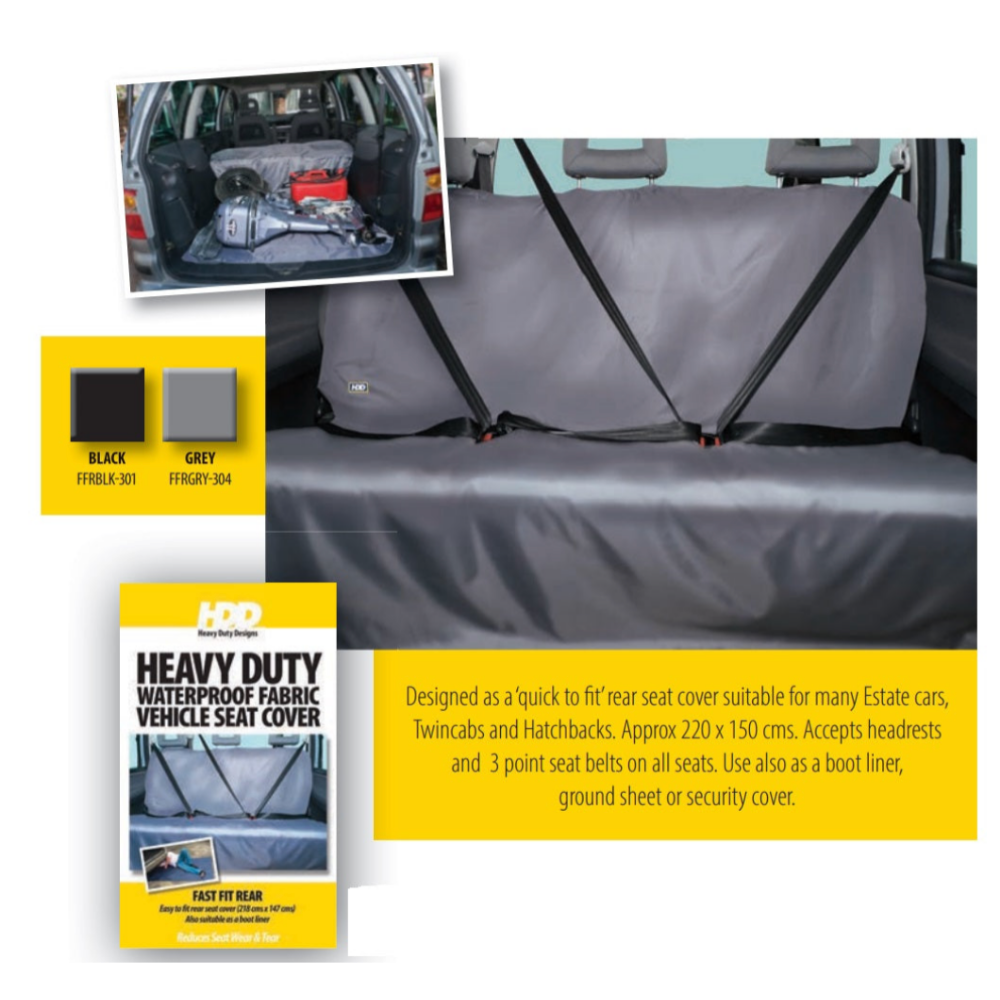 Heavy Duty Design HDD-304 Seat Cover Fast Fit - Grey