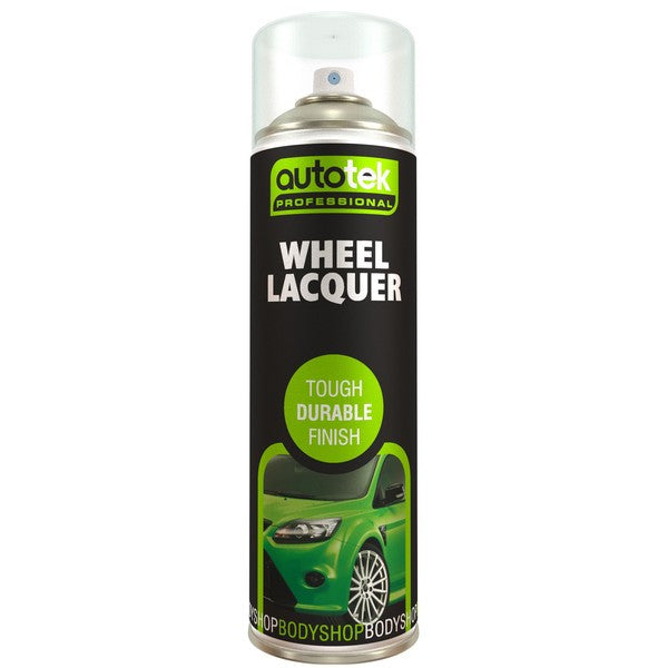 “Autotek Matt Wheel Lacquer 500ml aerosol – durable matt protective wheel spray”