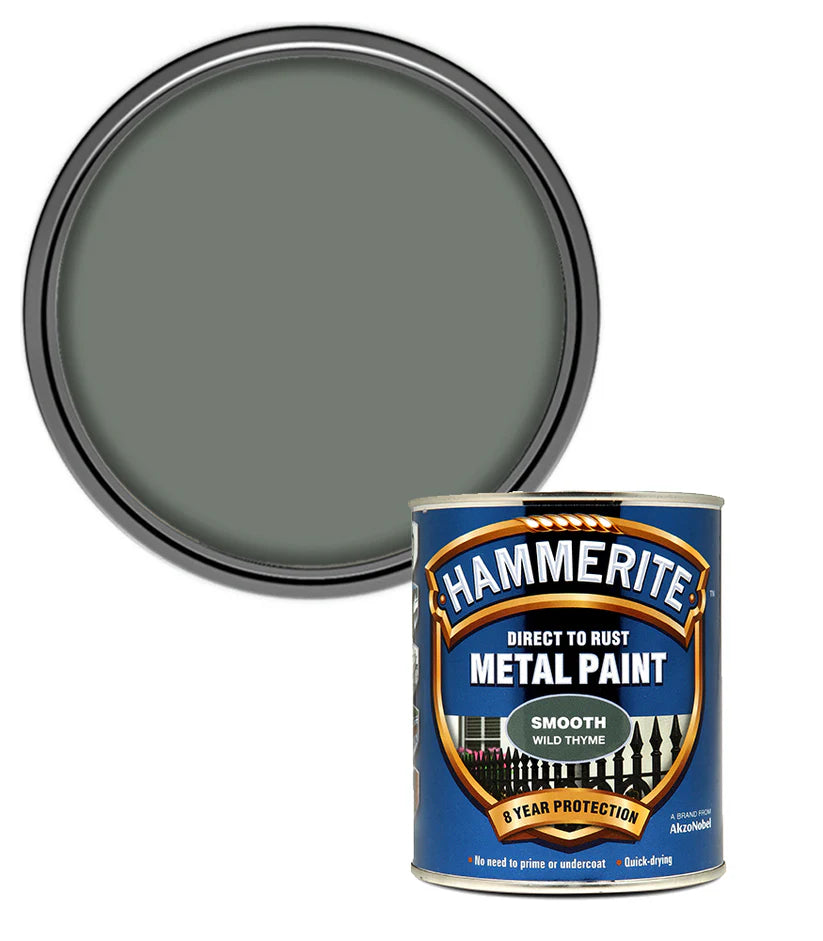 Hammerite Smooth Direct to Rust Quick Drying Metal Paint – Smooth Wild Thyme 750ml