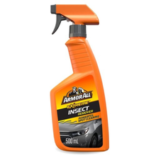 Orange spray bottle of Armor All Extreme Insect Remover on a white background