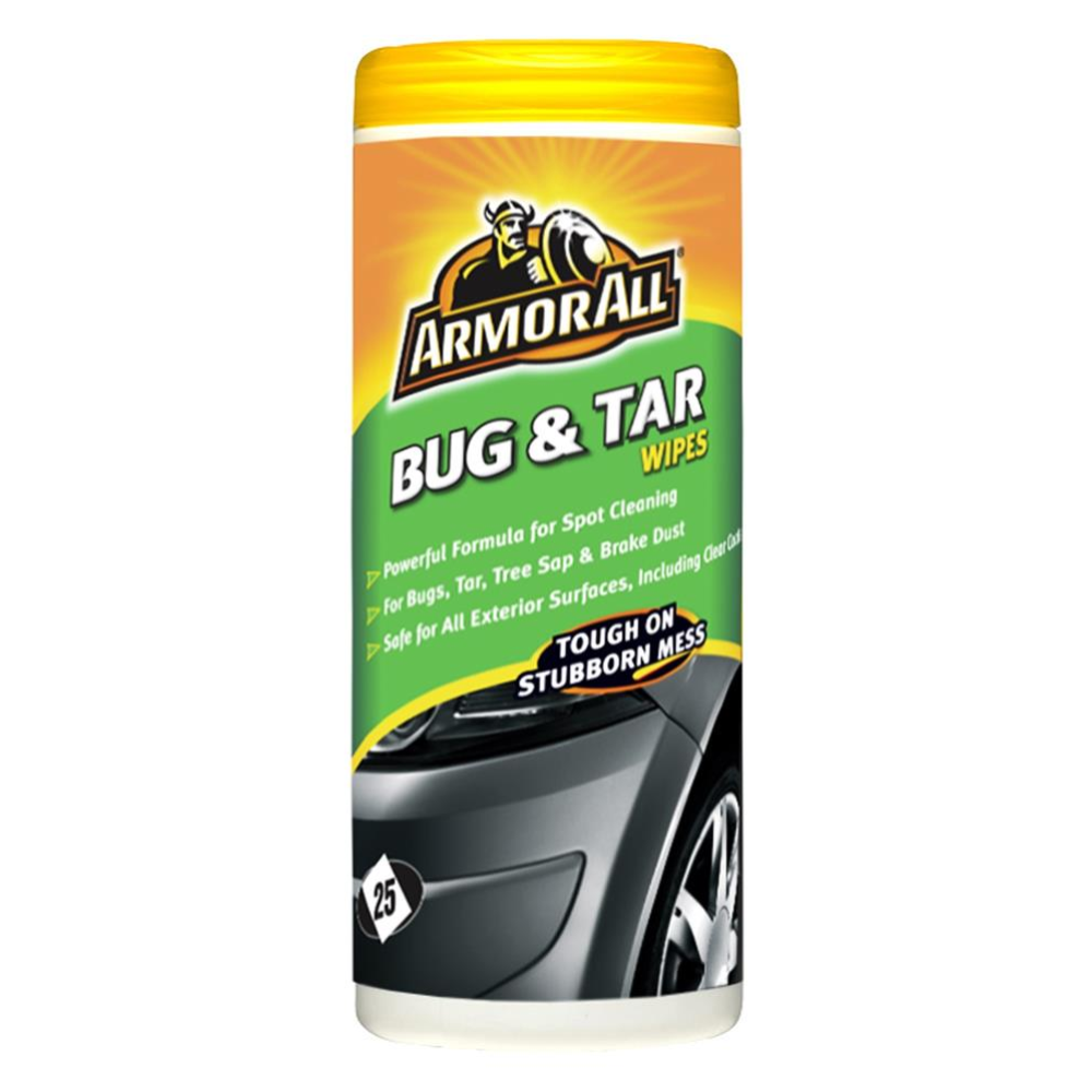 Armor All Bug & Tar Wipes container on a white background