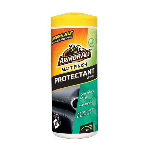 Armor All Matt Finish Protectant Wipes container on a white background