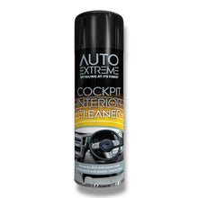 Auto Extreme cockpit interior cleaner spray can on a white background
