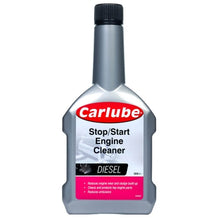 Carlube diesel engine cleaner bottle on a white background