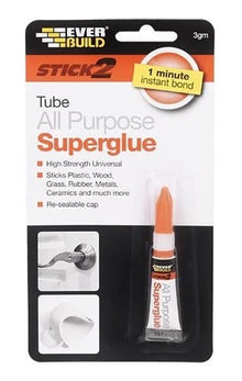 Stick 2 All Purpose Superglue Tube 3g