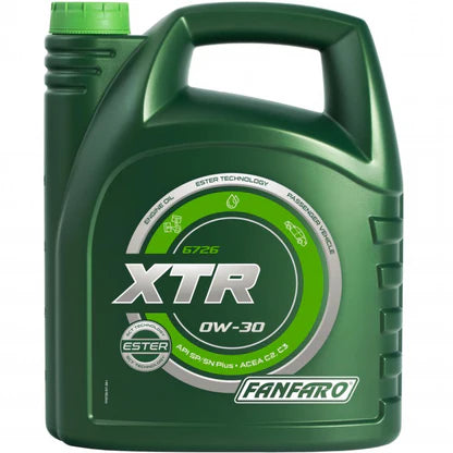 “Fanfaro XTR SAE 0W‑30 API SN Plus C2/C3 5 Litre container”