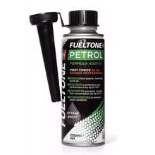 FuelTone Petrol additive bottle with black cap on a white background