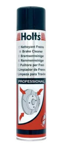 Holts brake cleaner spray can on a white background