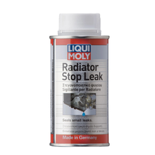 Liqui Moly Radiator Stop Leak can on a white background