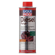 Liqui Moly Diesel Purge bottle on a white background