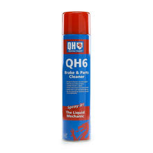 QH6 brake and parts cleaner spray can on a white background