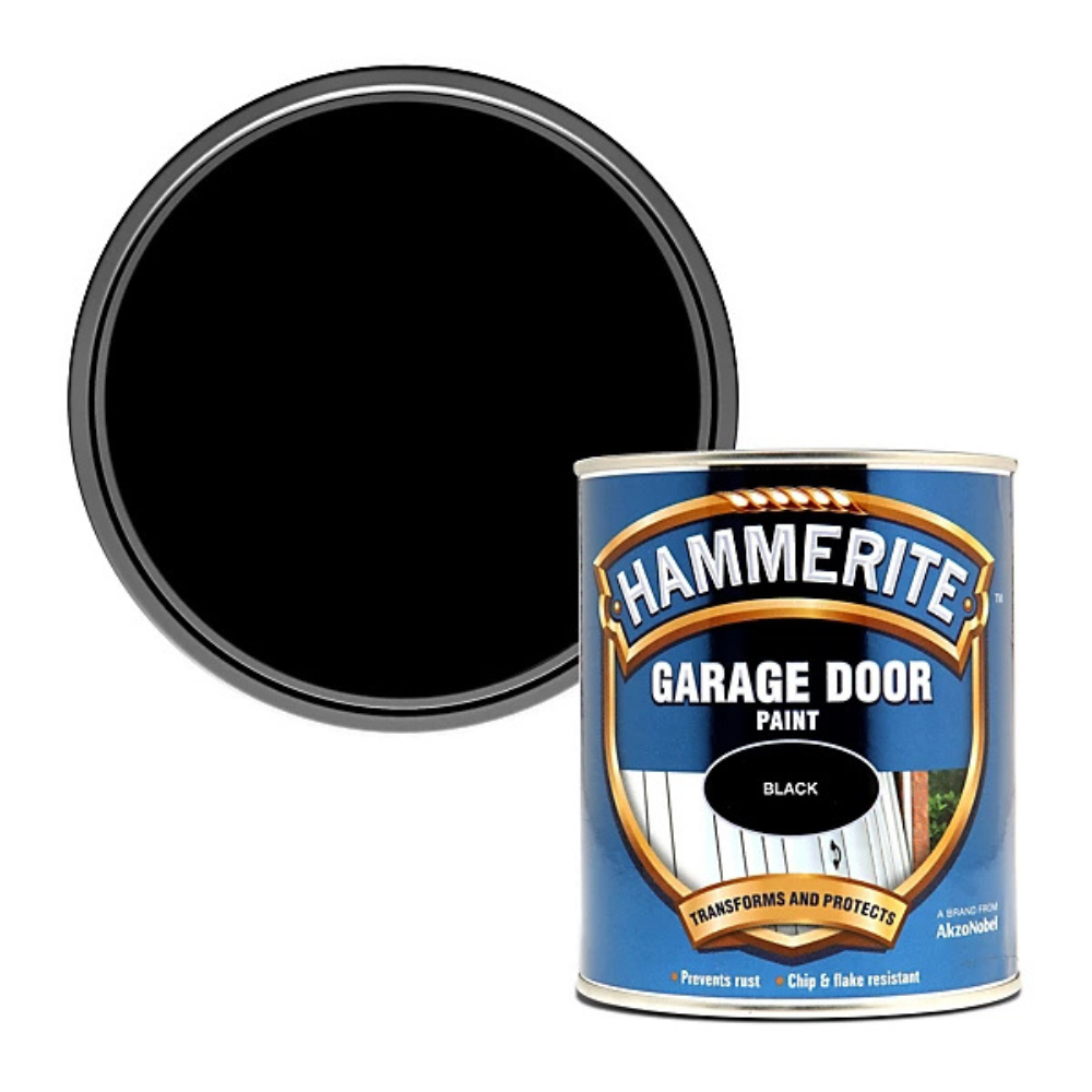 Hammerite Garage Door Paint Black 750ml