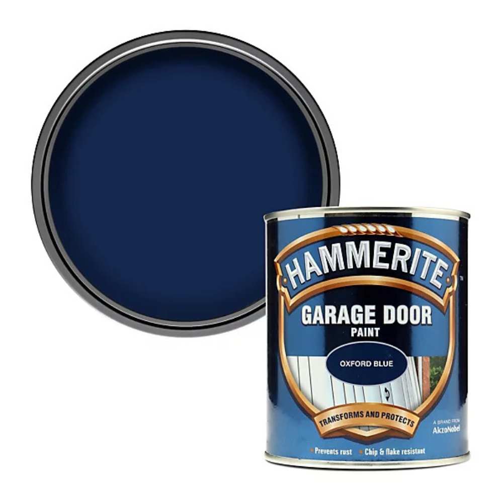 Hammerite Garage Door Paint Oxford Blue 750ml