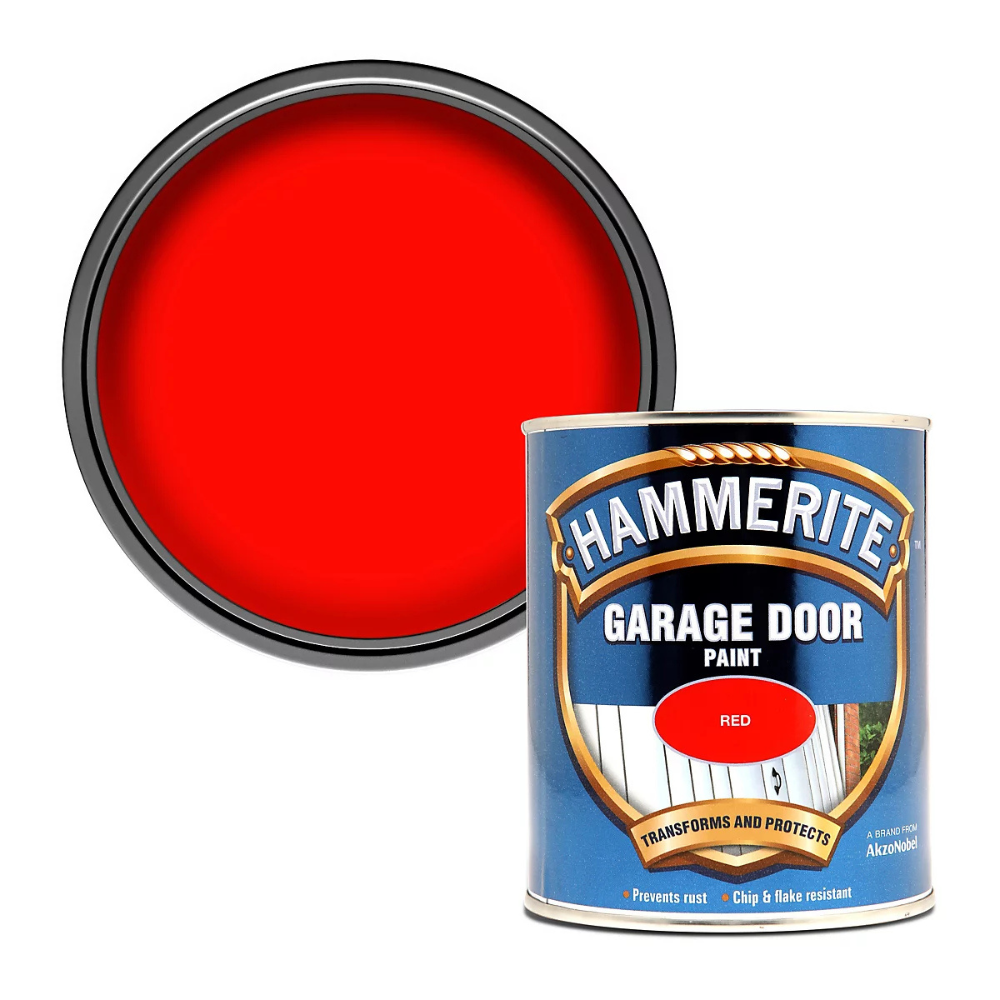 Hammerite Garage Door Paint Red 750ml