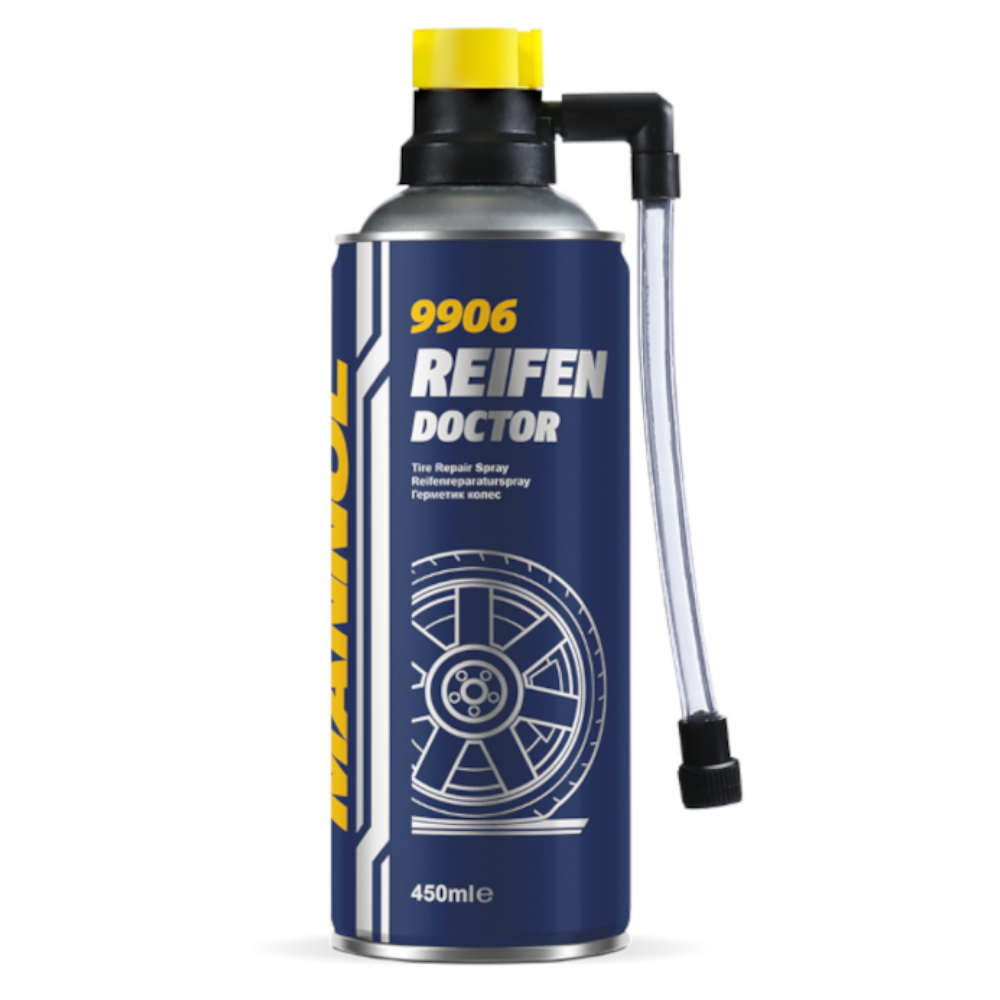 Reifen Doctor tire repair spray can on a white background