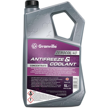 Granville antifreeze & coolant container on a white background