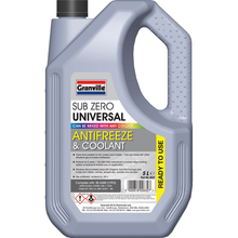 Granville Sub Zero Universal Antifreeze & Coolant container on a white background