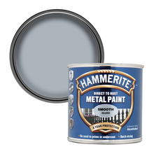 Hammerite Smooth Direct to Rust Quick Drying Metal Paint – Smooth Silver 750ml