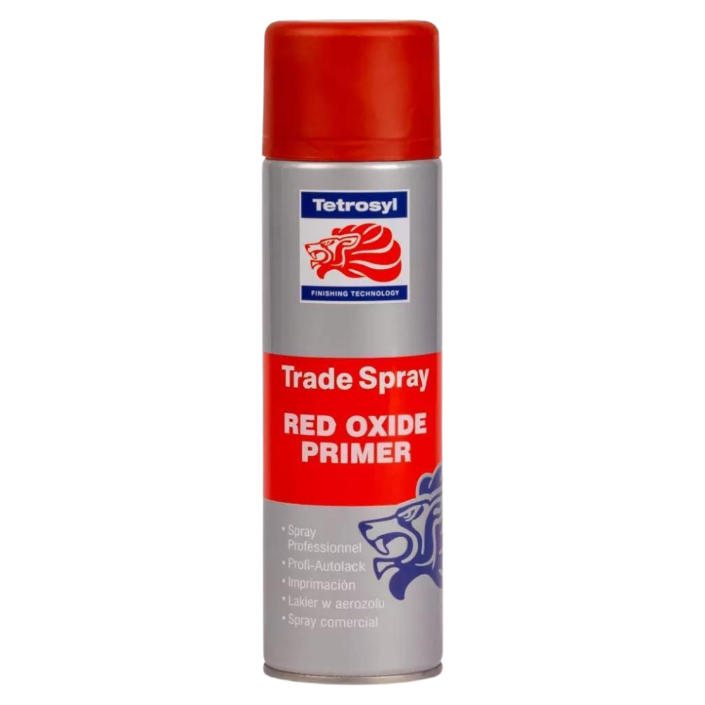 Tetrosyl Trade Red Oxide Aerosol Adjustable Nozzle Spray Paint 500m