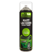 Autotek Matt Lacquer Clear Spray Paint 500ml