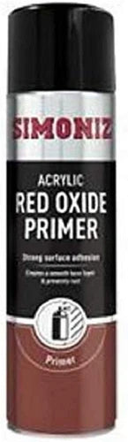 Simoniz Red Oxide Primer Acrylic Aerosol Auto Car Spray Paint 500m