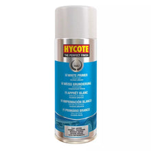 “Hycote White Primer Multi‑Purpose Fast Drying 400ml aerosol spray paint can”