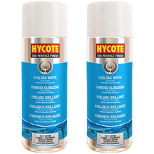 “Hycote XUK032 Gloss White Spray Paint twin‑pack 400ml”