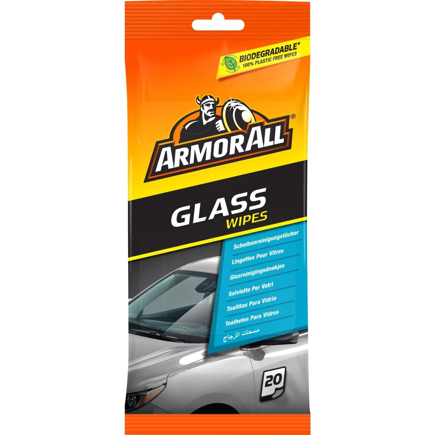 “Armor All Glass Wipes pack of 20”