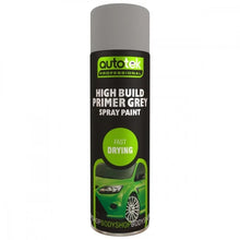 “Autotek Grey High Build Primer 500ml aerosol spray paint can”