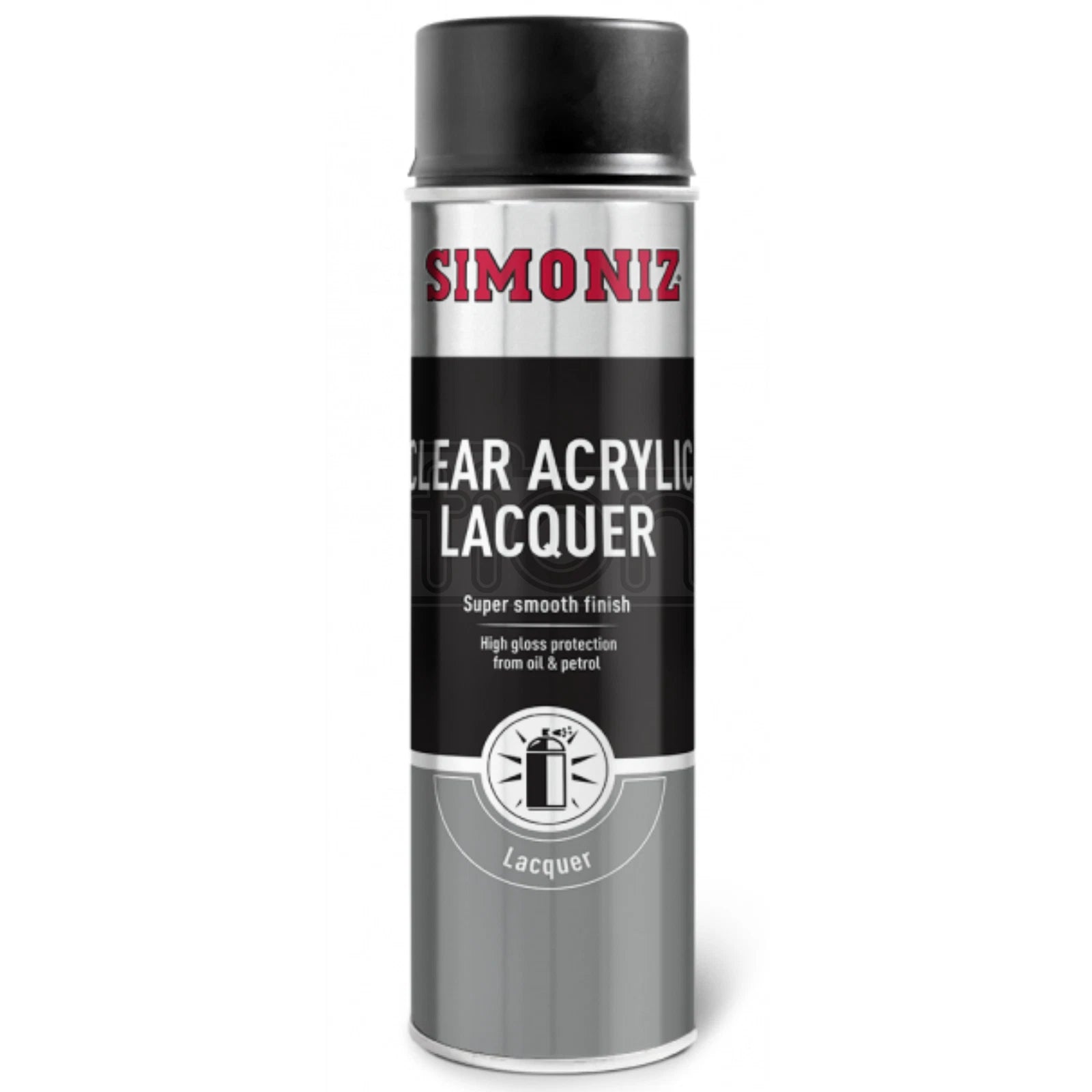 “Simoniz Clear Acrylic Lacquer 500ml aerosol – high gloss protective spray paint”